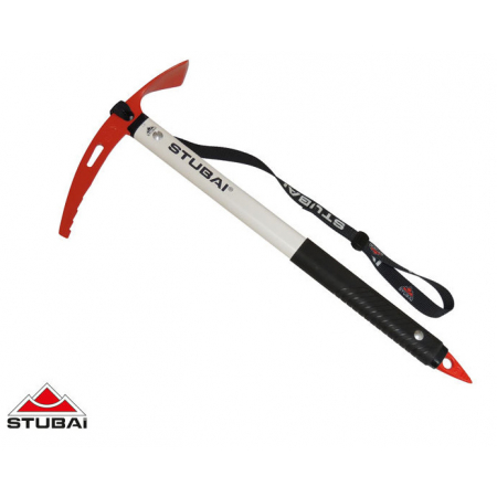Ice Axe WHITE STAR with gripper, with wrist loop